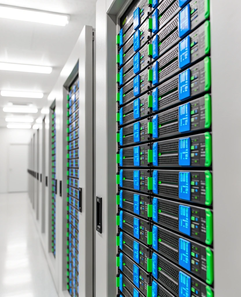 Server infrastructure display